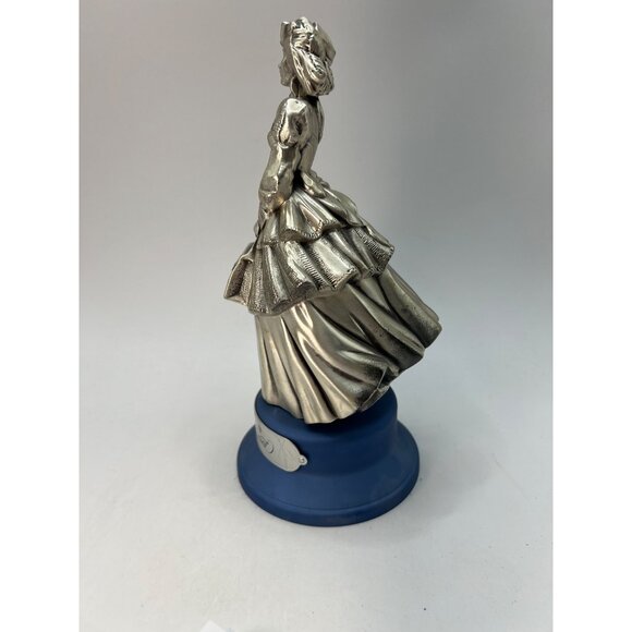 Vtg 1990 Avon Mrs Albee District Award Figurine Pewter - Picture 5 of 12